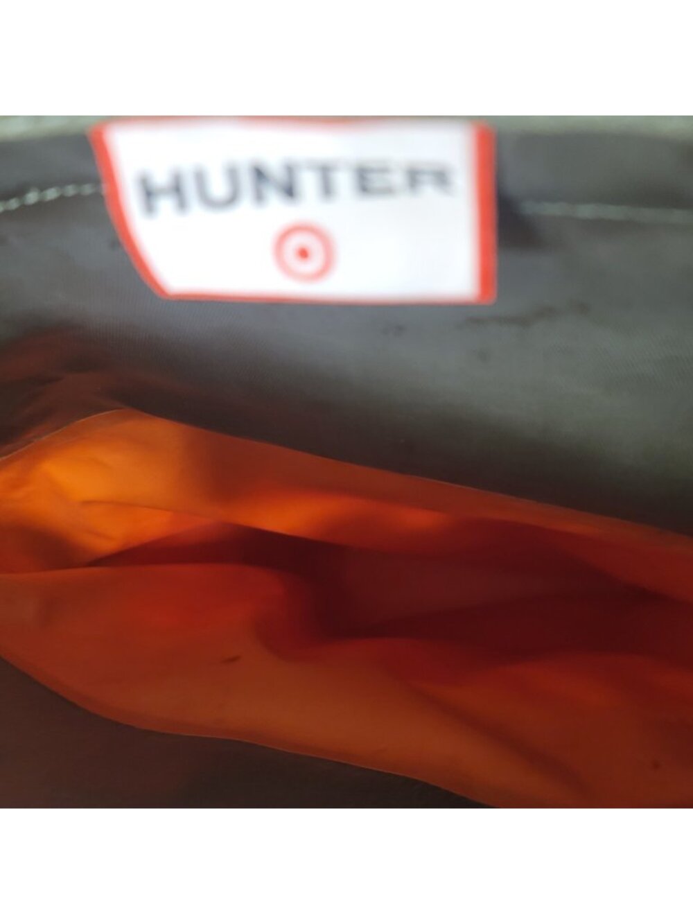Hunter Target Roll-Top Backpack Cooler -Olive  Green/Orange Rubber - Picture 6 of 6